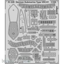 Eduard Accessories 53228 - German Submarine Type VIIC/41 for Revell in 1:350