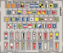 Eduard Accessories 53229 - Royal Navy signal flags STEEL in 1:350