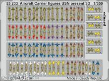 Eduard Accessories 53233 - Aircraft Carrier figures USN present 3D in 1:350