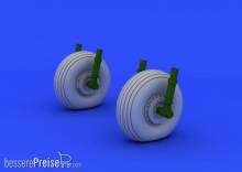 Eduard Accessories 672046 - 1:72 C-47 wheels for Airfix