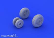 Eduard Accessories 672090 - MiG-29 wheels for Trumpeter in 1:72