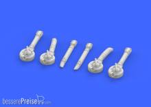 Eduard Accessories 672133 - B-17G turbochargers for Airfix in 1:72