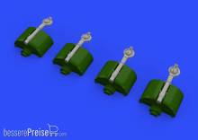 Eduard Accessories 672178 - B-24 turbochargers f.Eduard,Hasegawa in 1:72