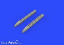 Eduard Accessories 672202 - Ki-61-Id exhaust stacks for Tamiya in 1:72