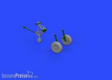 Eduard Accessories 672204 - F4U wheels for Tamiya in 1:72