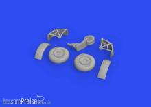 Eduard Accessories 672247 - Z-37A wheels for Eduard in 1:72
