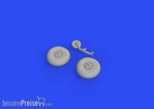 Eduard Accessories 672251 - Beaufort Mk.I wheels for Airfix in 1:72