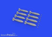 Eduard Accessories 672277 - British 1000lb retarded bombs in 1:72