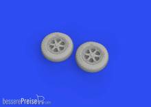 Eduard Accessories 672299 - 1:72 F4F wheels late PRINT for ARMA HOBBY