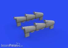 Eduard Accessories 672301 - 1:72 Hurricane Mk.I exhaust stacks for ARMA HOBBY