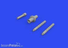 Eduard Accessories 672307 - 1:72 P-39Q gun barrels PRINT 1/72 for ARMA HOBBY