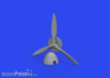 Eduard Accessories 672314 - 1:72 Bf 109F propeller late PRINT 1/72 EDUARD