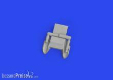 Eduard Accessories 672315 - 1:72 Bf 109F gun barrels PRINT 1/72 EDUARD