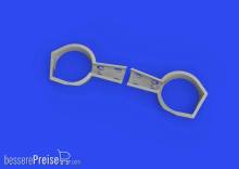 Eduard Accessories 672323 - 1:72 Bf 109F/G wheel bays angular PRINT 1/72 EDUARD