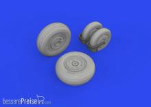 Eduard Accessories 672330 - 1:72 MiG-29 wheels 1/72 GREAT WALL HOBBY
