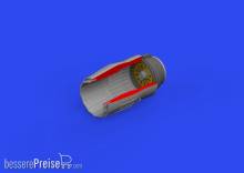 Eduard Accessories 672332 - 1:72 MiG-29 exhaust nozzles PRINT 1/72 GREAT WALL HOBBY