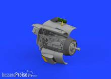 Eduard Accessories 672353 - 1:72 Bf 109G-2/G-4 engine PRINT 1/72 EDUARD
