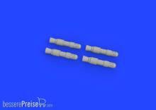 Eduard Accessories 672355 - 1:72 Bf 109G-5/G-6 gun barrels PRINT 1/72 EDUARD