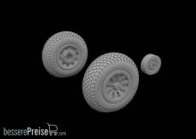 Eduard Accessories 672368 - P-51D wheels cross tread