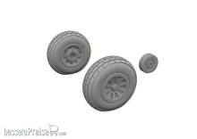 Eduard Accessories 672369 - P-51D wheels block tread 1/72