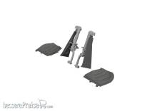 Eduard Accessories 672384 - P-51D undercarriage legs PRINT EDUARD