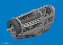 Eduard Accessories 672389 - P-51D engine PRINT EDUARD