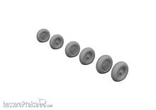 Eduard Accessories 672393 - Chinook HC.1 wheels AIRFIX