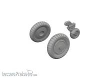 Eduard Accessories 672405 - Bf 109G-6 wheels TAMIYA