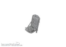 Eduard Accessories 672413 - P-51D seat w/ integral belts PRINT EDUARD
