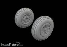 Eduard Accessories 672442 - P-51D wheels block tread for Arma Hobby