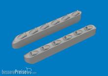 Eduard Accessories 672444 - P-51D exhaust stacks w/ fairing PRINT for Arma Hobby