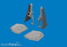 Eduard Accessories 672446 - P-51D undercarriage legs PRINT for Arma Hobby