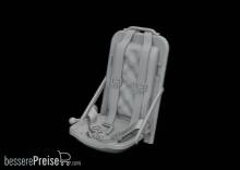 Eduard Accessories 672448 - P-51D seat w/ integral seat belts PRINT for Arma Hobby