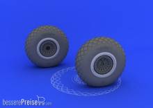 Eduard Accessories 632017 - B-17 wheels for HK Models in 1:48