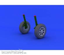 Eduard Accessories 632019 - F4U-1 wheels for Tamiya