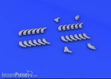 Eduard Accessories 632050 - Do 335 exhaust stacks for Hong-Kong-M in 1:32