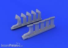Eduard Accessories 632066 - Mosquito Mk.VI exhaust stacks f.Tamiya in 1:32
