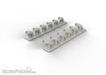 Eduard Accessories 632081 - P-39Q/N exhaust stacks for KittyHawk in 1:32