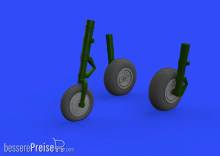 Eduard Accessories 632100 - Me 262 wheels for Revell