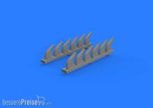 Eduard Accessories 632118 - P-51D exhaust stacks for Revell