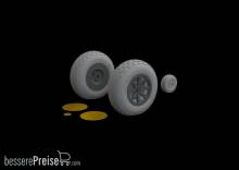Eduard Accessories 632143 - P-40N wheels for Trumpeter in 1:32