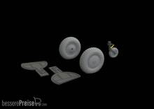 Eduard Accessories 632150 - Bf 108 wheels for Eduard in 1:32