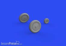 Eduard Accessories 632183 - 1:32 Bf 109G-4 wheels for REVELL