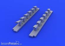 Eduard Accessories 632184 - 1:32 Bf 109G-2/4 exhaust stacks for REVELL