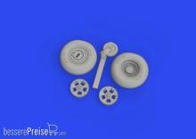 Eduard Accessories 632195 - 1:32 Spitfire Mk.Ia wheels 1/32 KOTARE