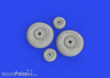 Eduard Accessories 632198 - 1/32 MC.202 wheels 1/32 ITALERI