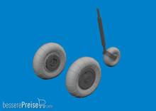Eduard Accessories 632206 - Bf 109K-4 wheels for Kotare