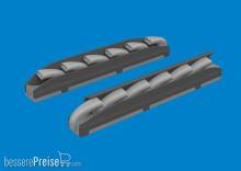 Eduard Accessories 632207 - Bf 109K-4 exhaust stacks PRINT for Kotare