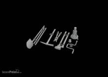 Eduard Accessories 635041 - H39 French Light Tank equipment PRINT for Tamiya