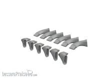 Eduard Accessories 624005 - Spitfire Mk.VIII exhaust fishtail PRINT AIRFIX